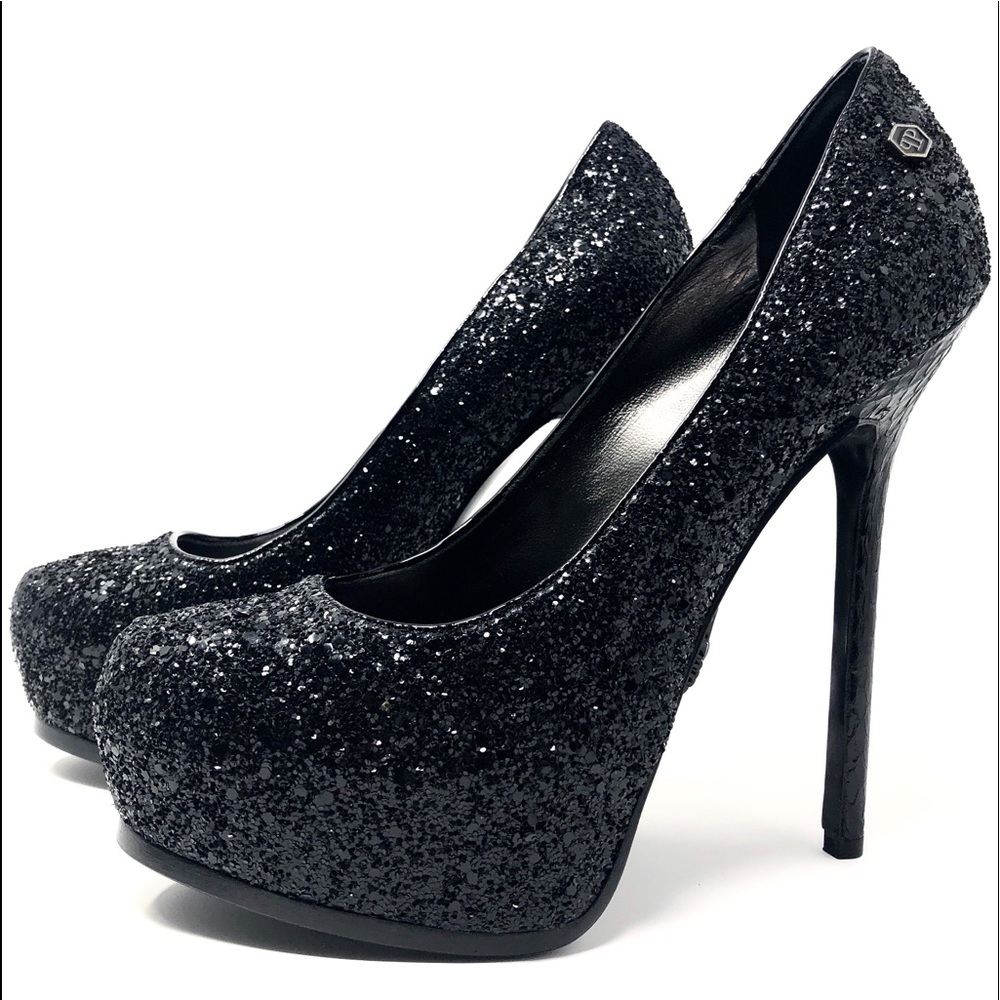 Philipp Plein Swarovski Stiletto Heels Worn Once
